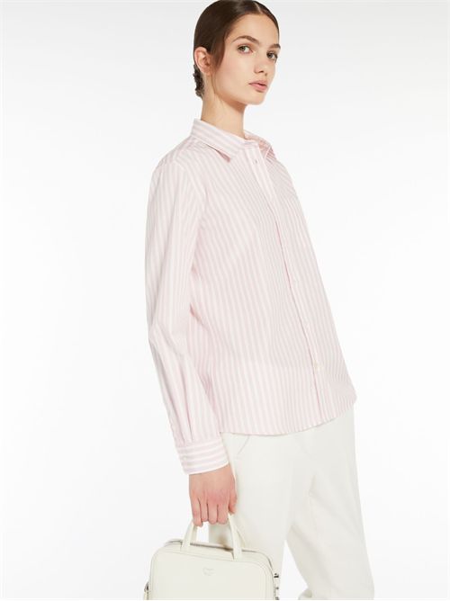 Camicia in popeline di cotone a righe WEEK END Max Mara | BAHAMAS2515111081600051